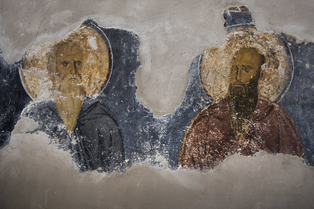 Saint Nilus of Sinai and Saint Theodore Graptos Вера Заварицкая Flickr