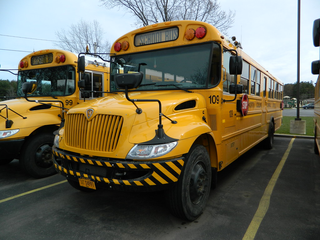 North Collins Central School 109 (2) Bus lot North Colli… Flickr