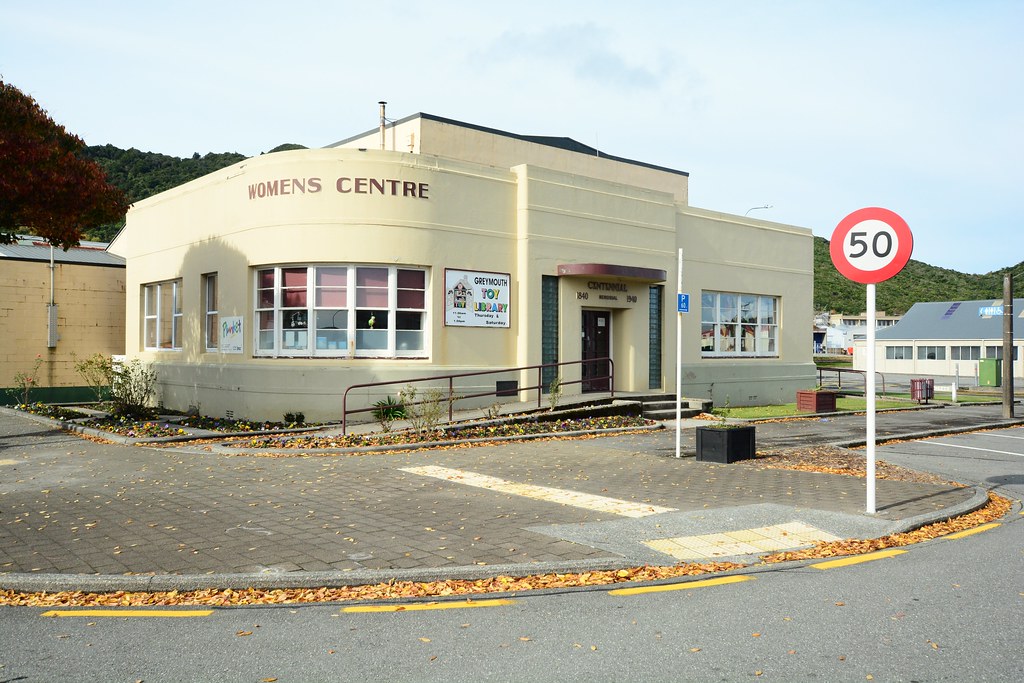 Greymouth Women's Centre Another nice artdeco building, o… Flickr