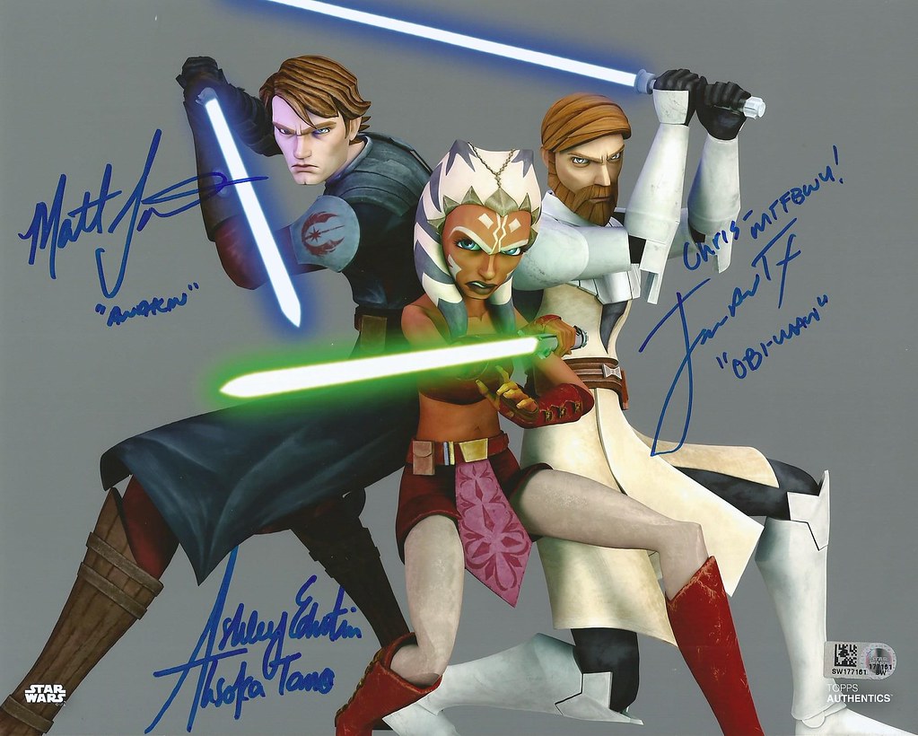 Anakin, Ahsoka and Obi Wan Signed at Star Wars Celebration… Flickr