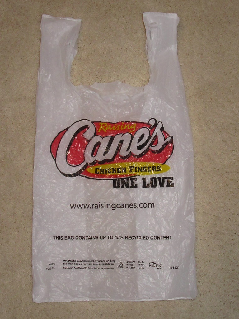 Raising Cane's Bag From transporting one delicious Caniac … Flickr