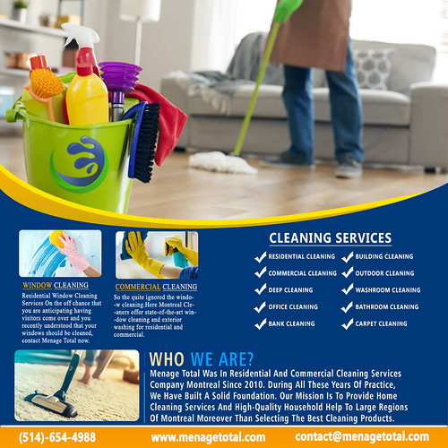 House Cleaning Services Montreal Menage Total Offers Clean… Flickr