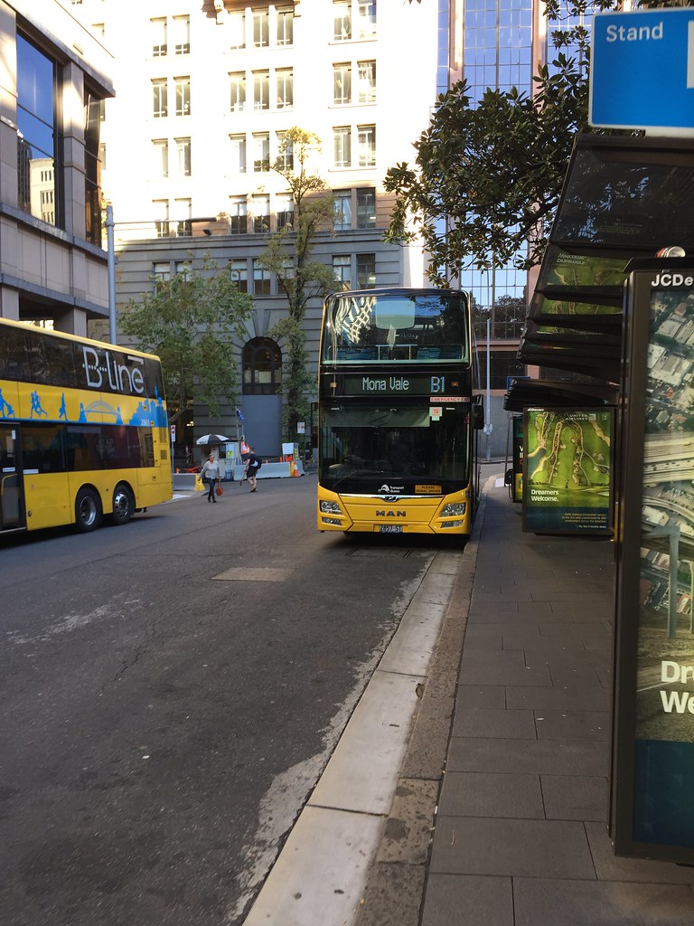 B Line Double Deckers at Wynyard Layover in Carrington Str… Flickr