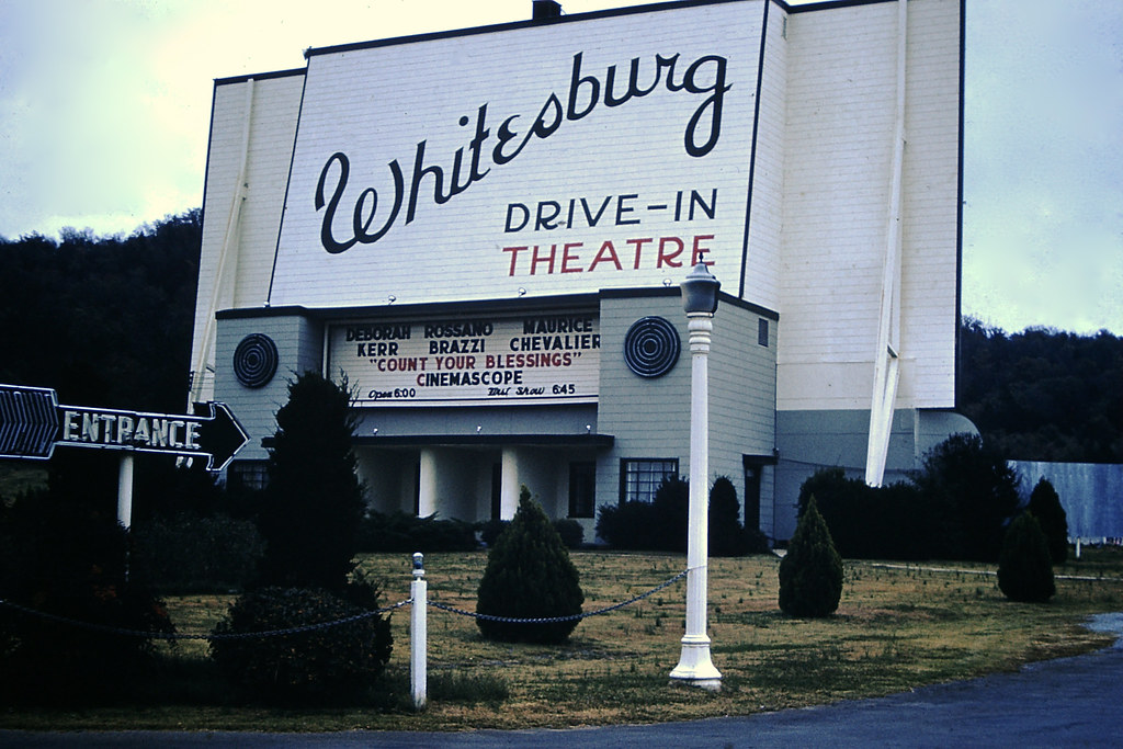 Found Photo Whitesburg DriveIn Theater 1960 Huntsvill… Flickr