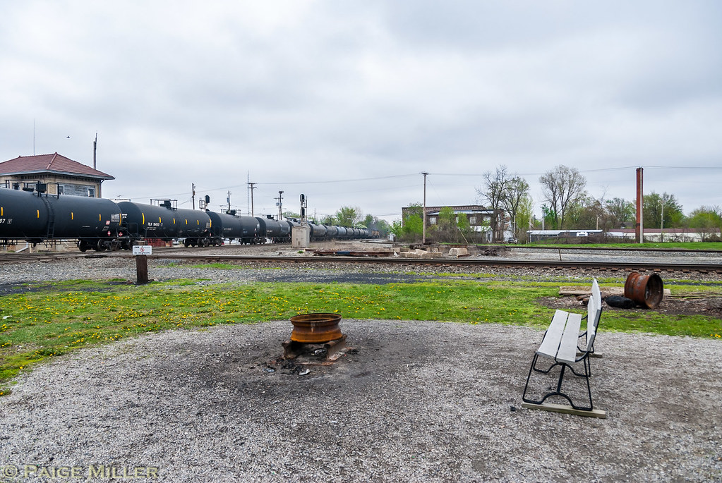 Deshler, OH Lots of tank cars rolling through Deshler, OH Paige