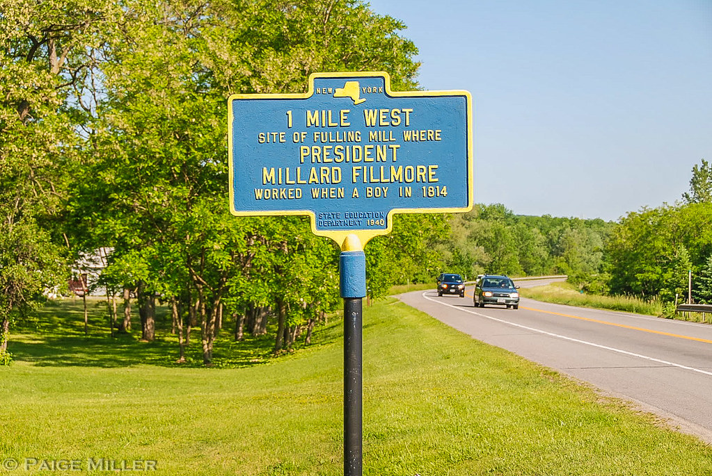Dansville, NY Historic marker about Millard Fillmore, abou… Flickr