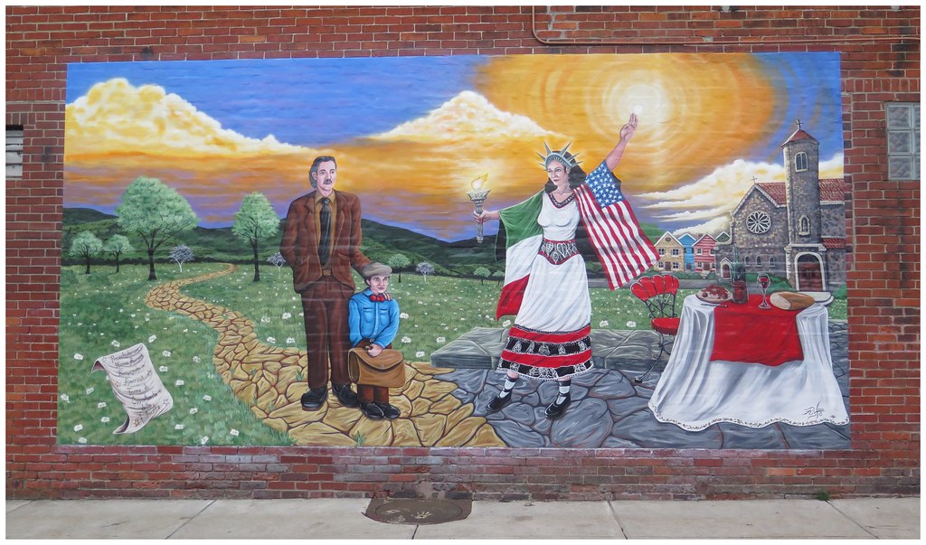 Mural Little Italy, Erie PA Nuova Aurora Society Jim Hoover Flickr
