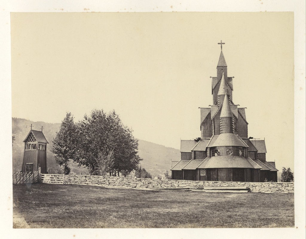 Ancient Church, Hitterdal, Norway, ca 1860 Maker Francis … Flickr