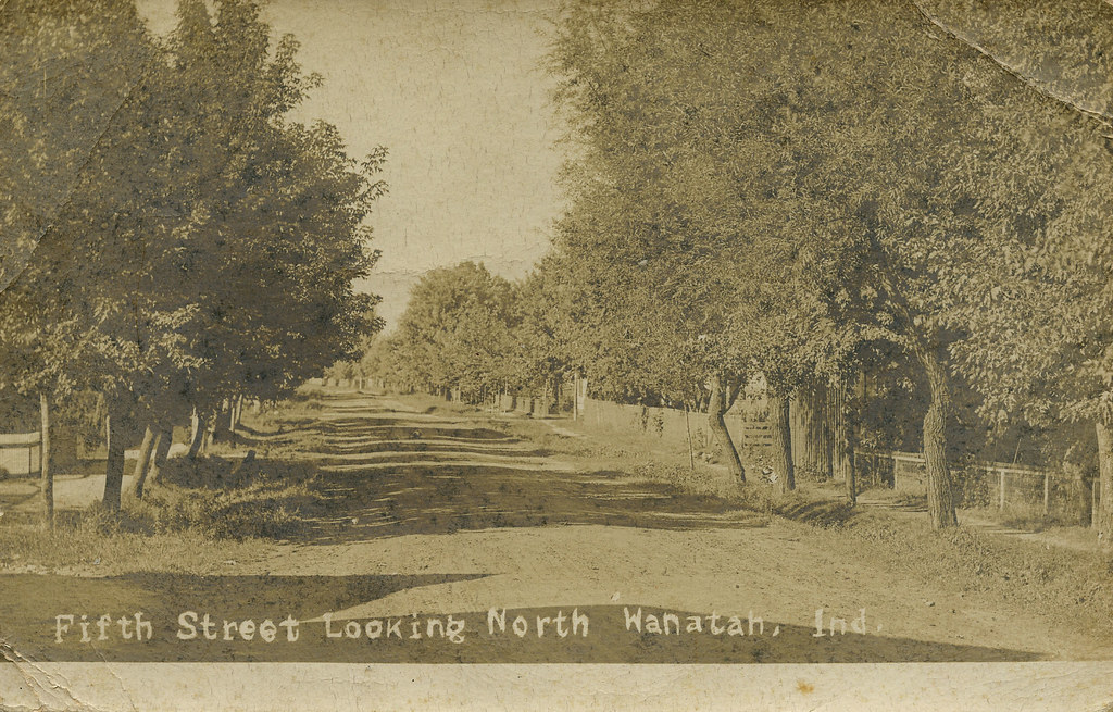 Fifth Street Looking North, circa 1907 Wanatah, Indiana a photo on