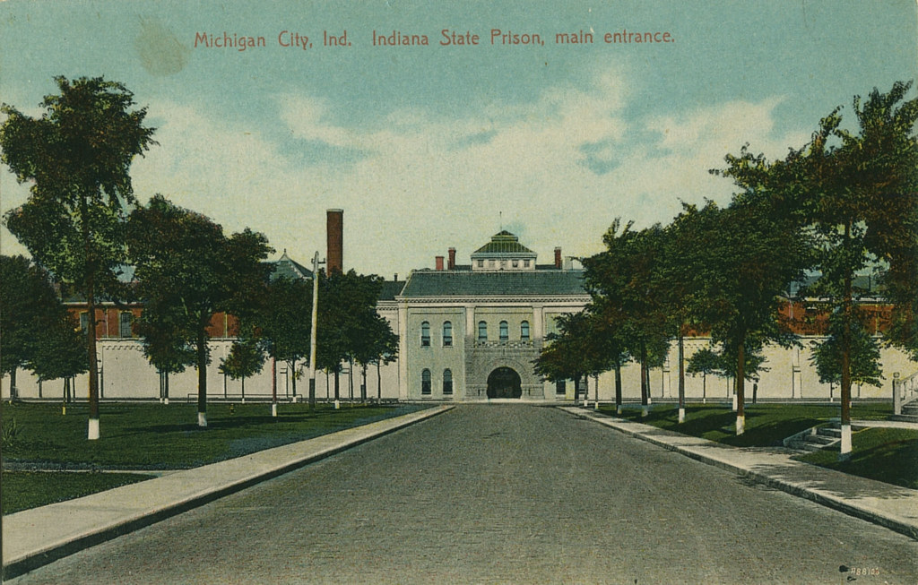 Indiana State Prison, Main Entrance, circa 1920s Michigan City