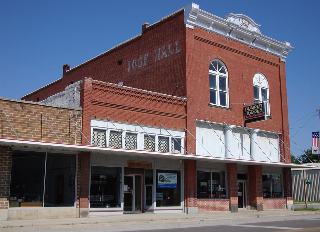 I.O.O.F. Hall (Lockwood, Missouri) Built in 1905 courthouselover