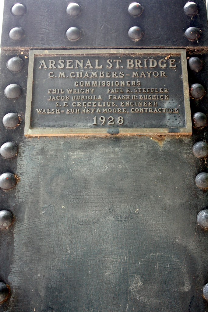 Arsenal Street Bridge Commemorative Plaque (San Antonio, Texas) a