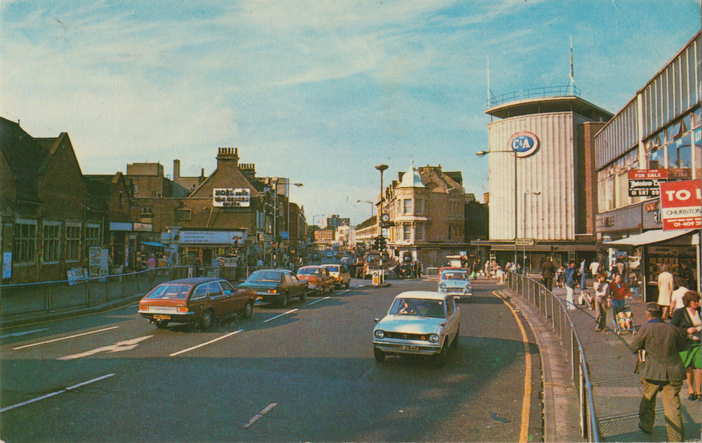 Cranbrook Road, Ilford, Essex old postcard 1970s Card sent… Flickr