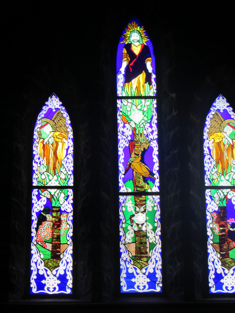 Stained Glass windows St Pauls, Paihia, New Zealand Flickr