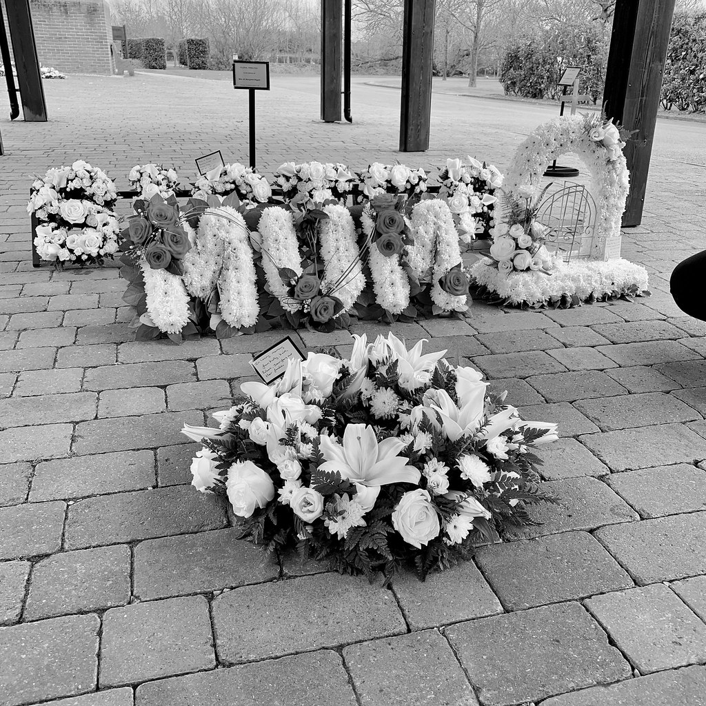 Flowers at Aunt Jill's funeral Rob Allen Flickr