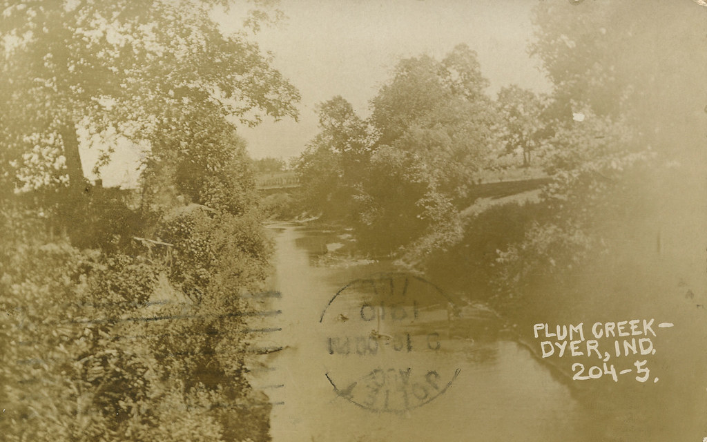 Plum Creek, 1910 Dyer, Indiana PLUM CREEK DYER, IND. Dat… Flickr
