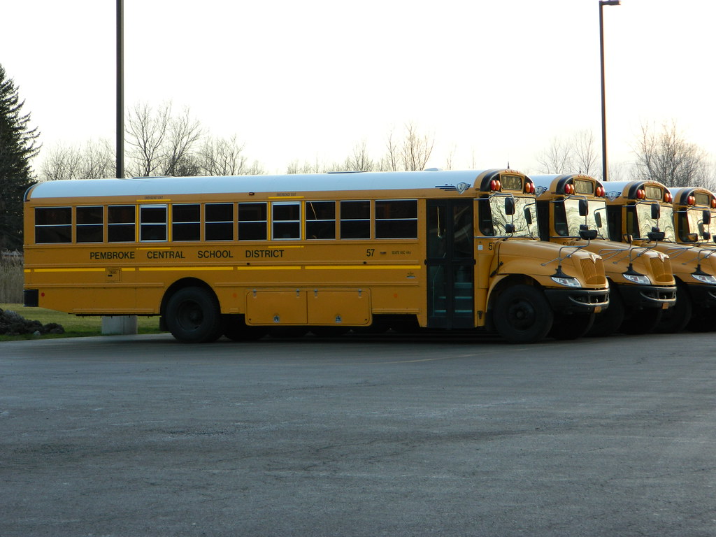 Pembroke Central School District 57 Bus lot Pembroke, NY… Flickr