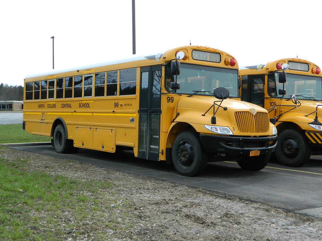North Collins Central School 99 (4) Bus lot North Collin… Flickr