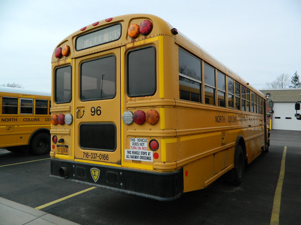 North Collins Central School 96 (4) Bus lot North Collin… Flickr