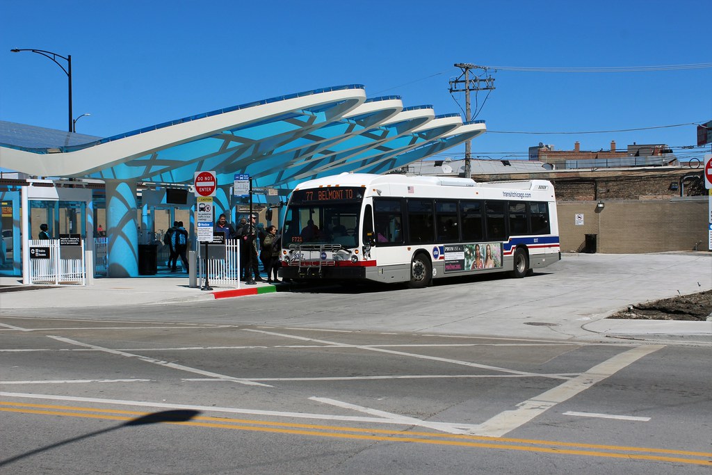 CTA 8317 KimballBelmont Blue Line mbernero Flickr