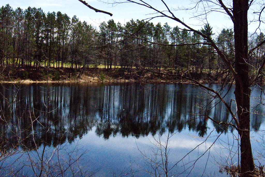 Loon Lake Reflections Rest area near Gaylord, Michigan. 11… Flickr