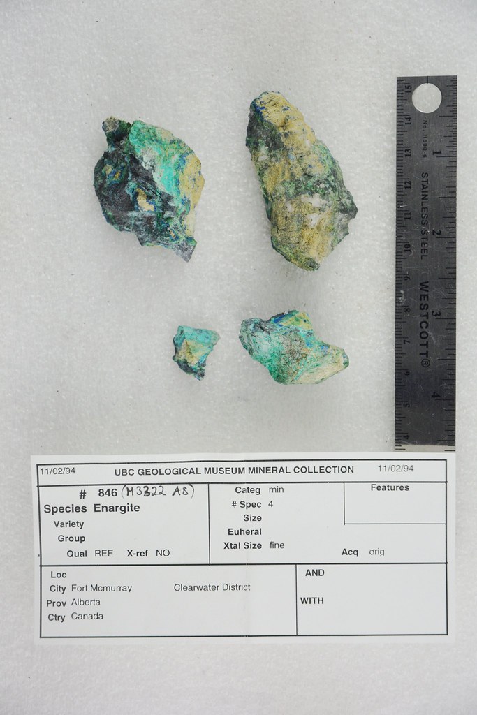 Enargite Fort McMurray, Clearwater District Alberta, Canad… Flickr