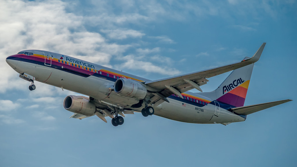 N917NN Boeing 737823 American Airlines (AirCal Heritage L… Flickr