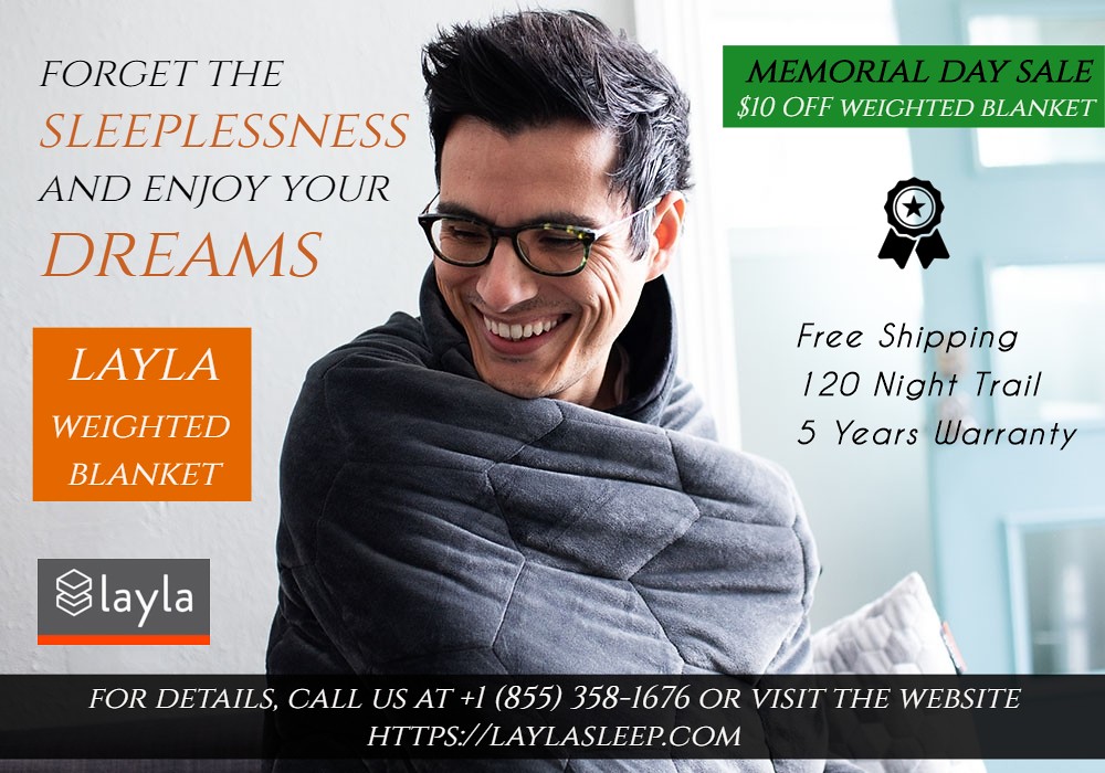 Layla Cool & Cotton Weighted Blanket Layla Sleep is offeri… Flickr