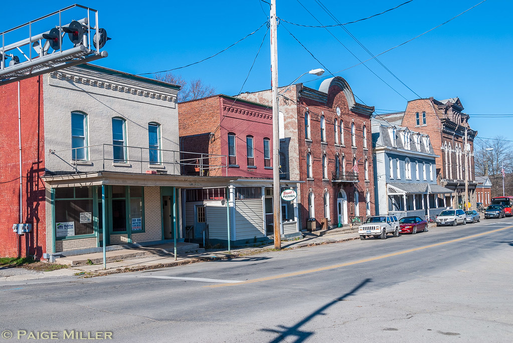 Attica, NY Exchange Street Paige Miller Flickr