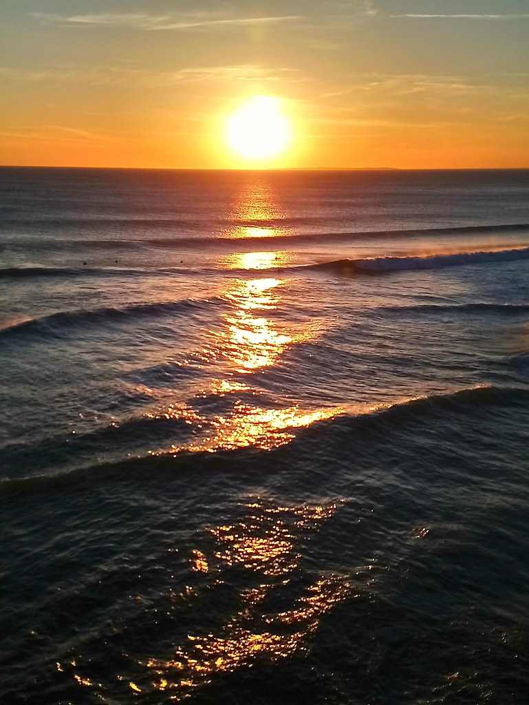 Coucher de soleil au large de la presqu'île de Quiberon (B