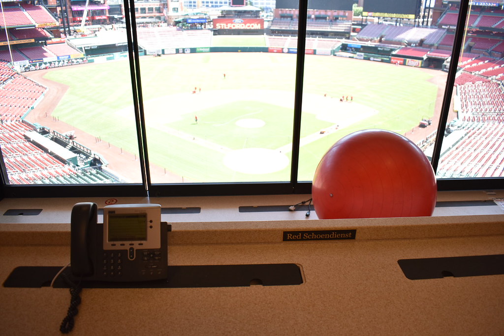 KMOX RADIO BOOTH The Cardinal Games are broadcast over the… Flickr