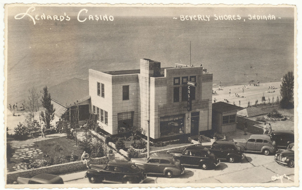 Lenard's Casino, circa 1940 Beverly Shores, Indiana Flickr