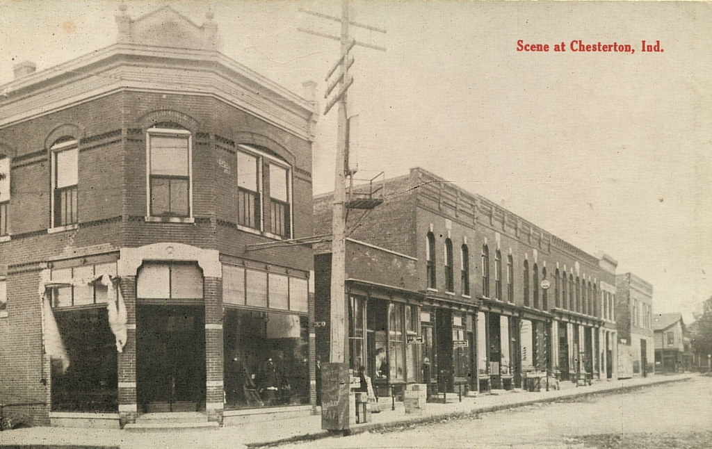 Smith Building, circa 1912 Chesterton, Indiana Scene at … Flickr