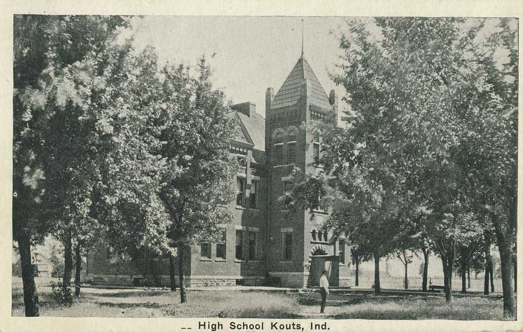 Kouts High School, 1926 Kouts, Indiana High School, Kout… Flickr