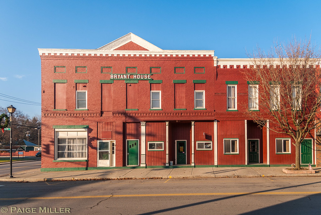 Wayland, NY Bryant House on N. Main St. at W. Naples St. Paige