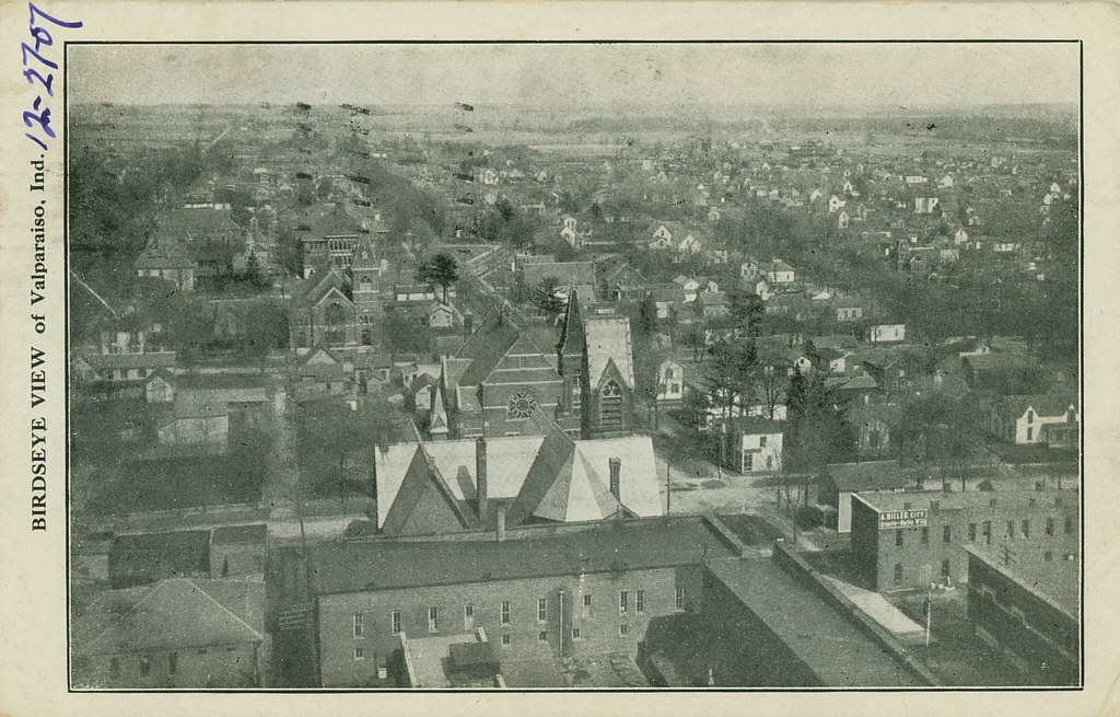 Birdseye View, 1907 Valparaiso, Indiana BIRDSEYE VIEW of… Flickr