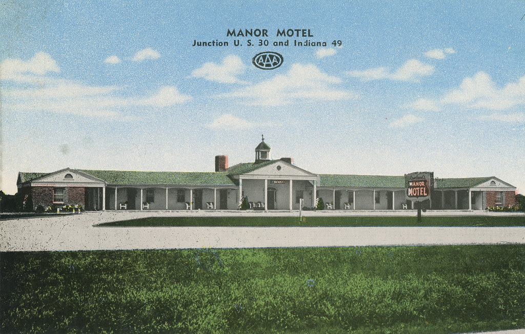 Manor Motel, circa 1950s Valparaiso, Indiana Manor Motel… Flickr