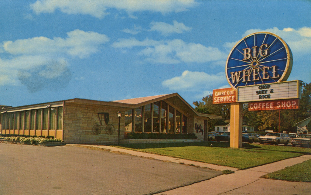 Big Wheel Restaurant, circa 1960s Valparaiso, Indiana Flickr
