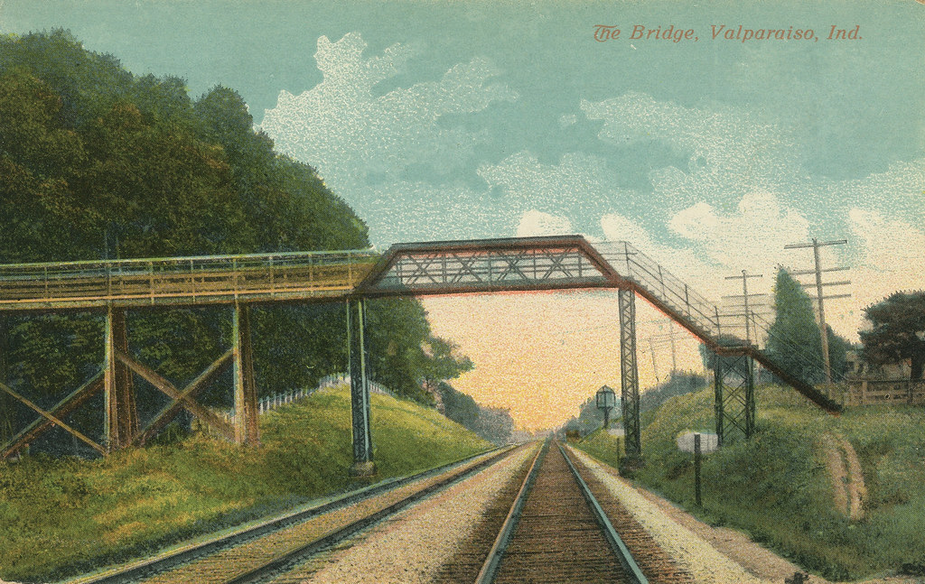 The Bridge, Pennsylvania Railroad, circa 1910 Valparaiso… Flickr