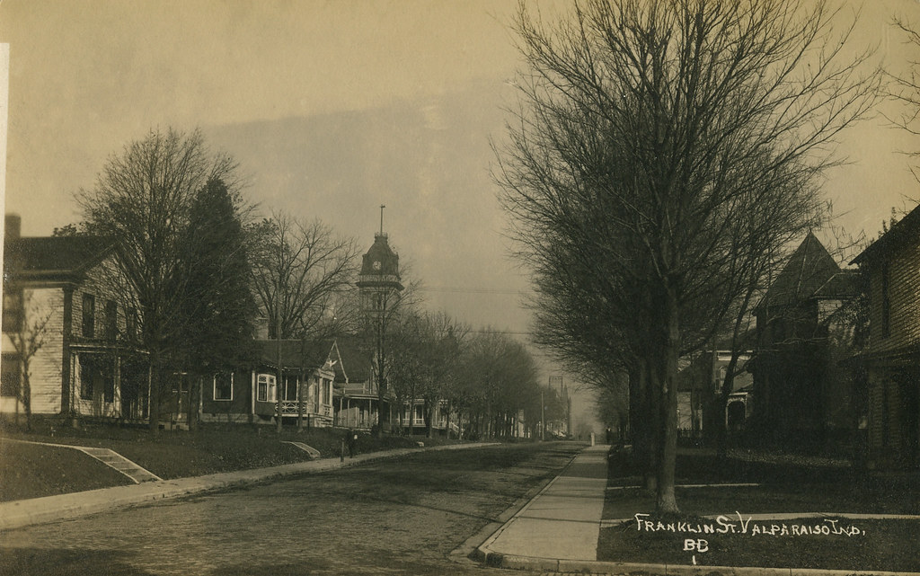 Franklin Street, circa 1912 Valparaiso, Indiana FRANKLIN… Flickr