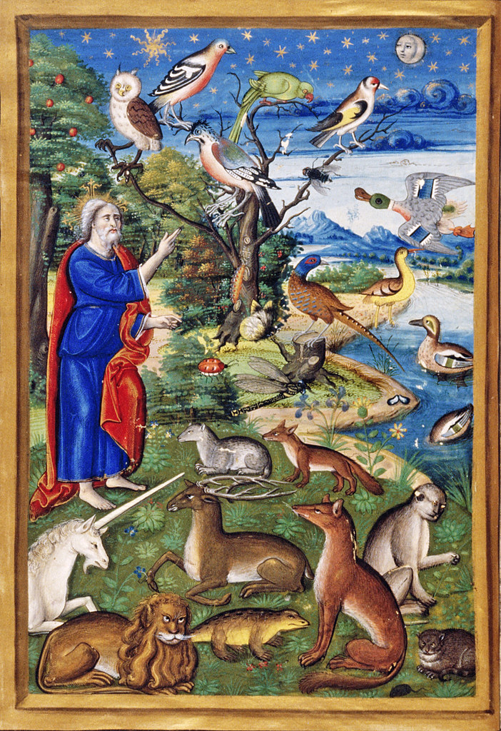 Genesis The creation of the animals including the unicorn… Flickr