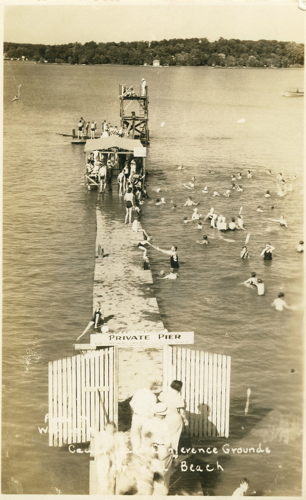 Cedar Lake Conference Grounds, circa 1935 Cedar Lake, Indiana a