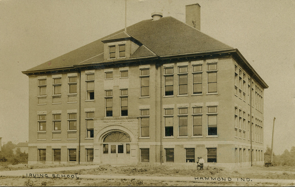 Irving School, 1908 Hammond, Indiana IRVING SCHOOL HAMMO… Flickr