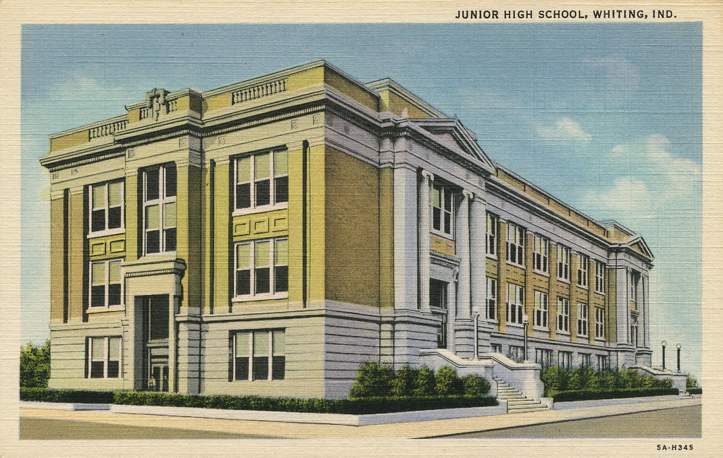 Junior High School, 1935 Whiting, Indiana JUNIOR HIGH SC… Flickr