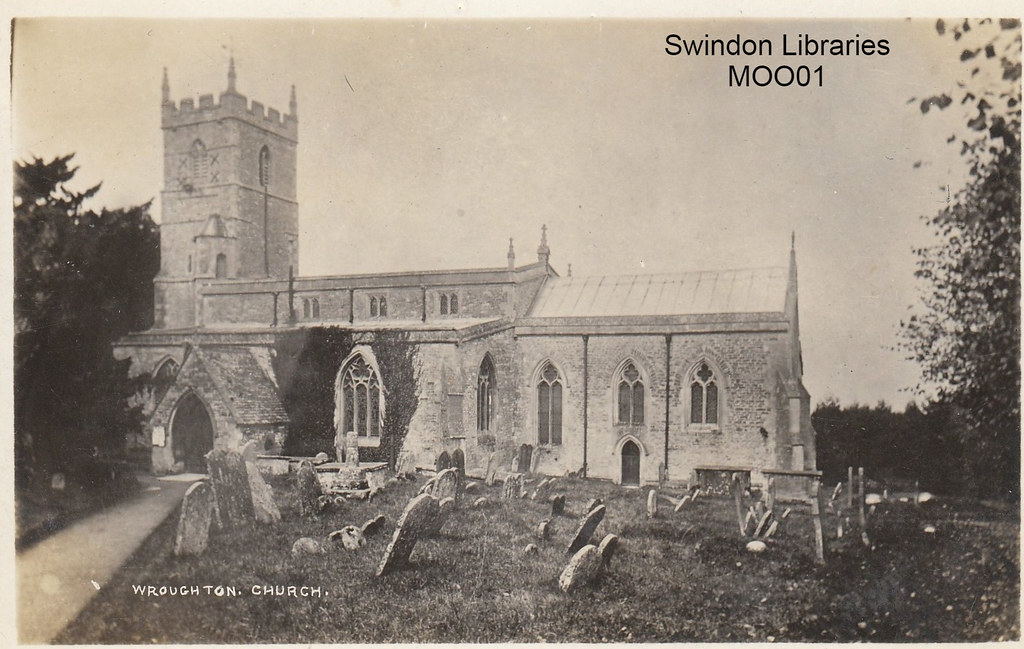 c1910? Wroughton Church (Postcard by Hooper) Source Scan… Flickr