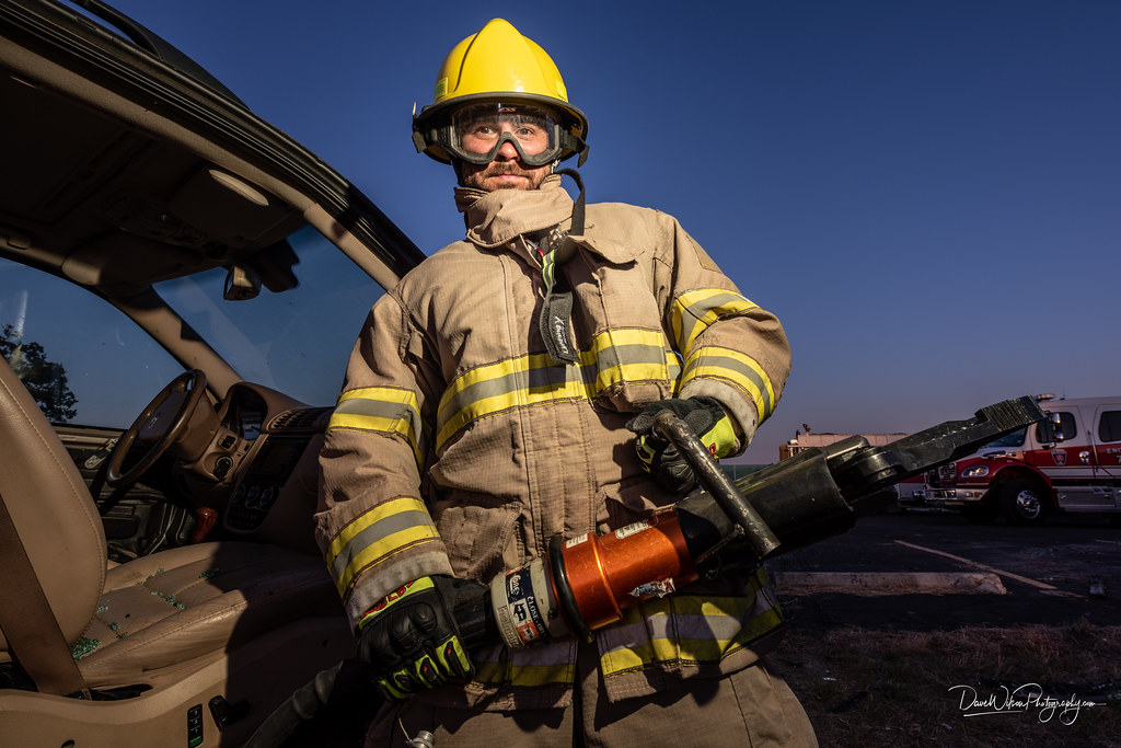 Jaws of Life A firefighter from Hays County Fire Rescue