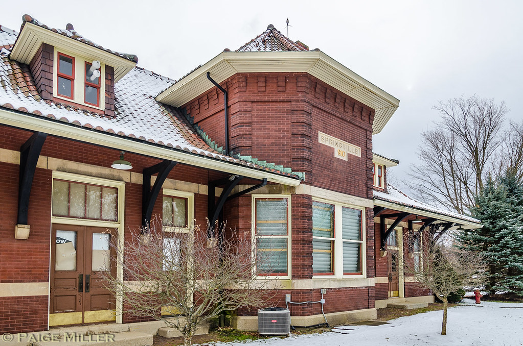 Springville, NY Springville RR station on the Buffalo and … Flickr