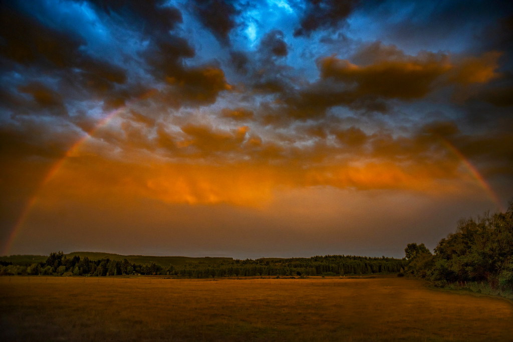 Backyard Rainbow Boistfort Valley, Western Washington Stat… Sparty