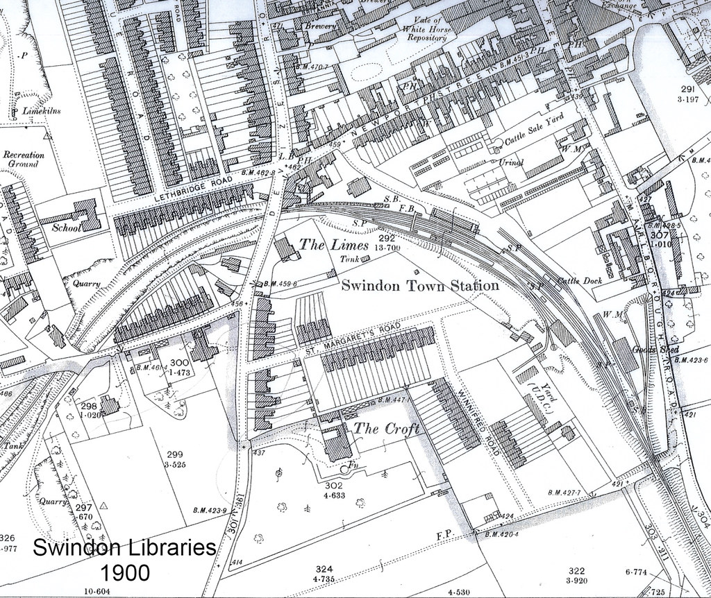 1900 OS Map of Old Town, Swindon Source Scan of an origi… Flickr