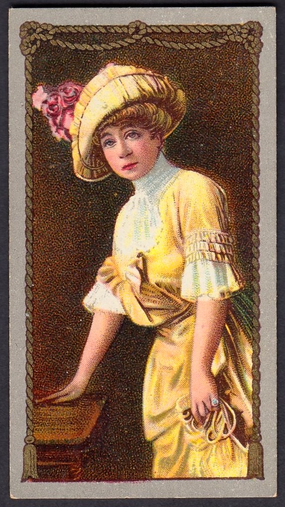Cigarette Card Miss Marie Tempest Lea's Cigarettes, Mode… Flickr